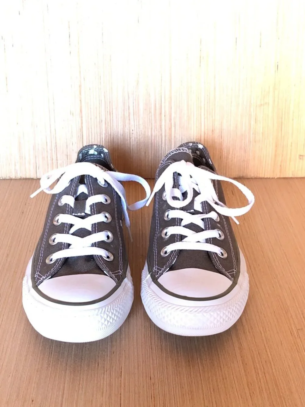 Converse All Star Chuck Taylors Sneakers Womens 6 Low Top Gray - Picture 5 of 16